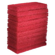 Eager Beaver Red Floor Pad - 10 Pack
