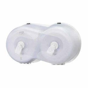 Tork SmartOne Twin Mini Toilet Roll Dispenser White T9